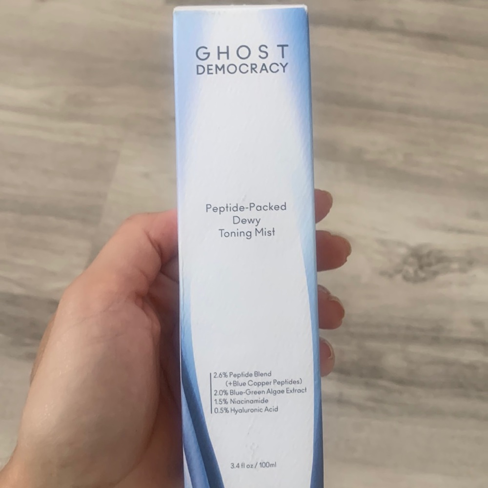 Ghost democracy peptide spray used 3x